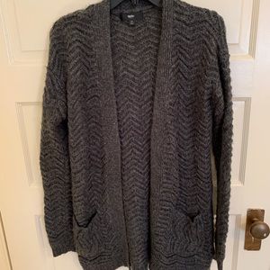Grey boyfriend cardigan